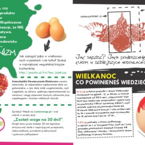 Pakiet 50 ulotek wielkanocnych o jajkach