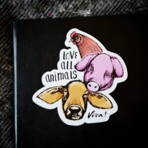 Naklejka LOVE ALL ANIMALS